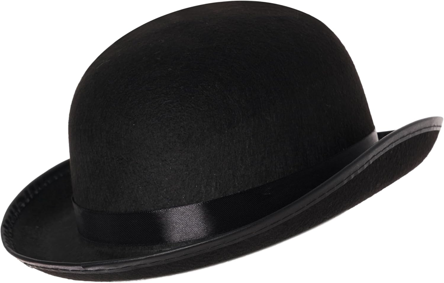 Spooktacular Creations Bowler Hat for Men, Top Derby Hats Victorian Accessory Halloween Costume Accessories for Halloween Cosplay Party image number 6