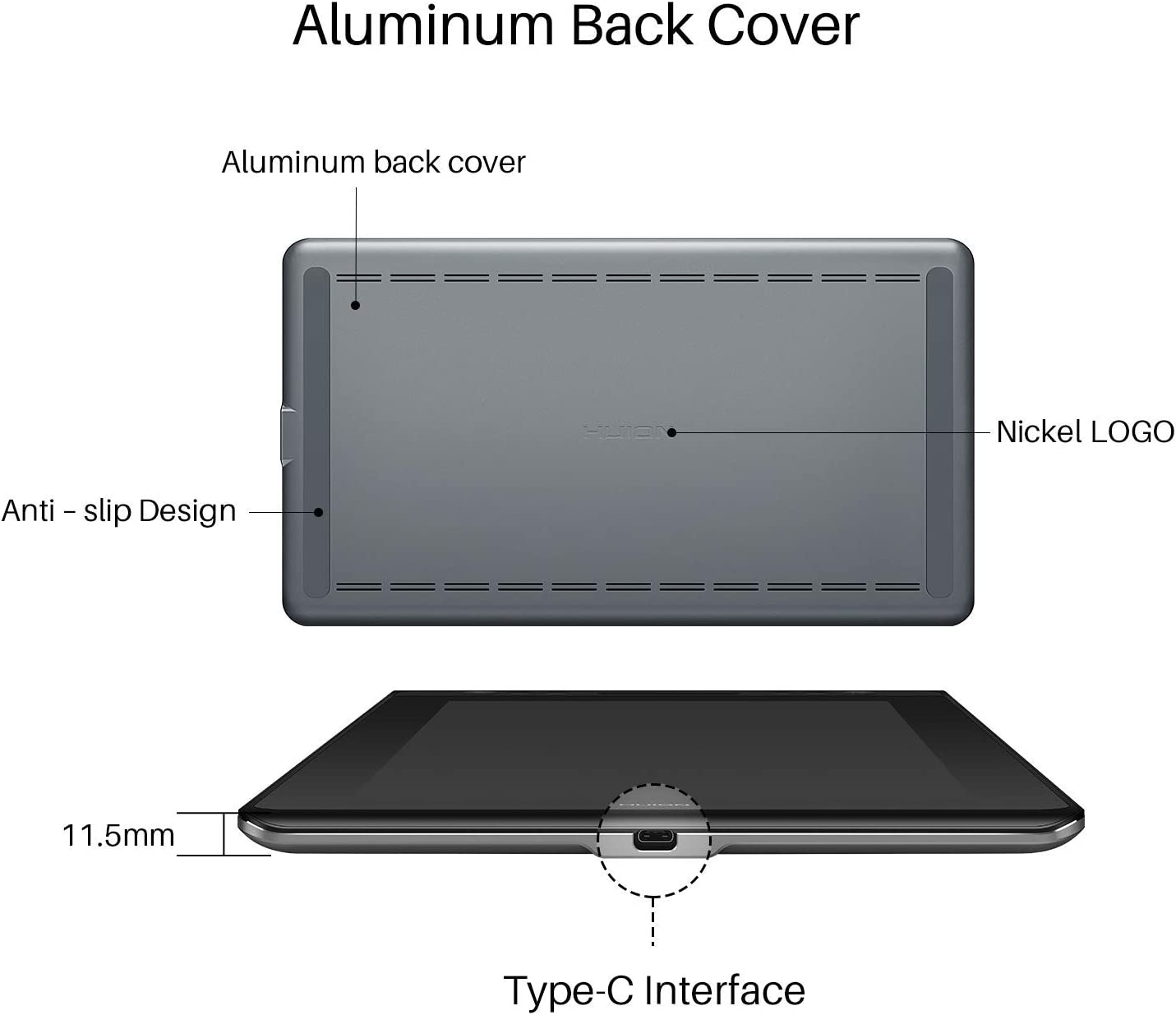 HUION Kamvas Pro 16 Drawing Tablet 15.6 Inch Pen Display Graphic Tablets with Screen, Full-Laminated Technology 8192 Levels Pen Pressure 120% Srgb, Compatible with Chromeos, Windows and Macos image number 1