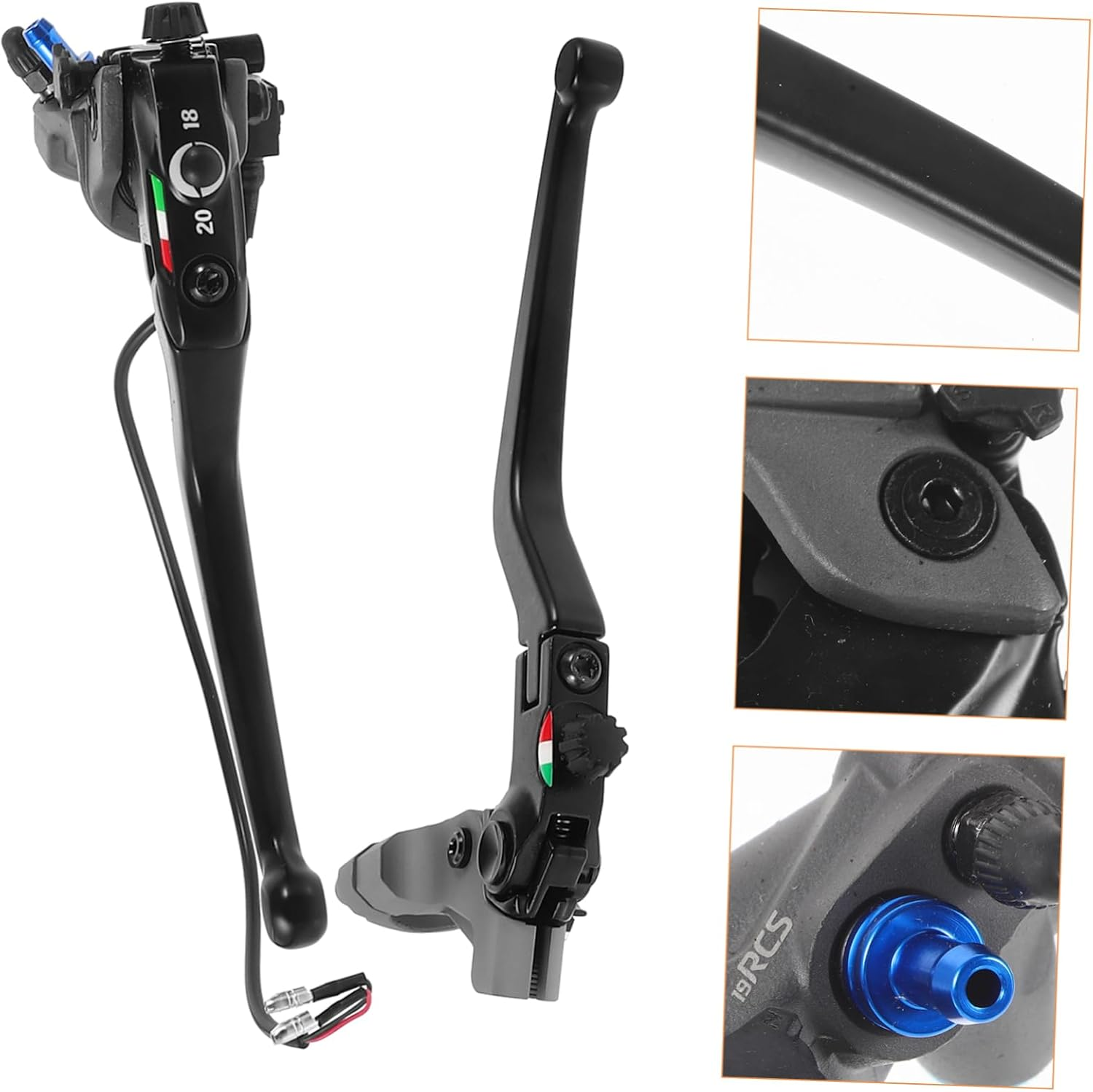 Kisangel Motorcycle Brake Hand Brake Lever CNC Hydraulic Clutch Left and Right Modification Parts for Motorcycle image number 5