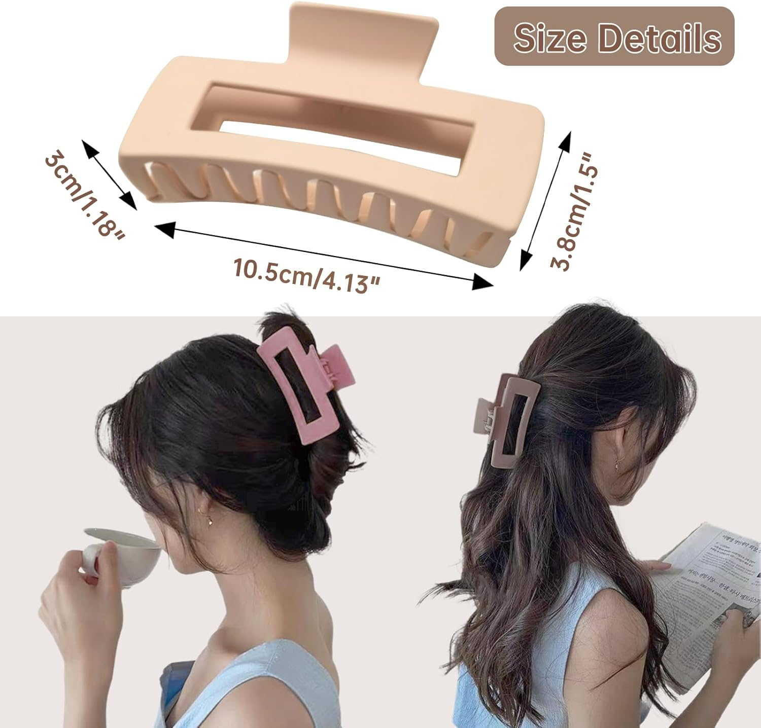 12Pcs Hair Clips Women,Claw Clip,Hair Styling Accessories image number 5