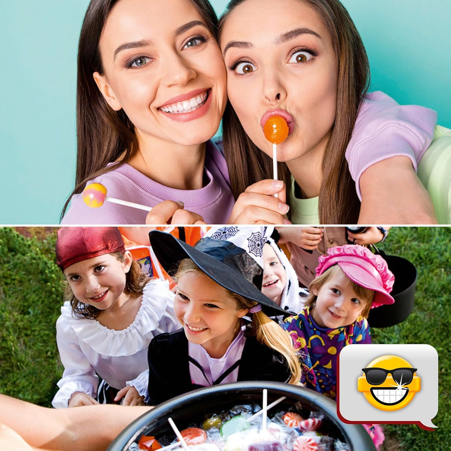 Chupa Chups Strawberry Melody Lollipops, 48 Lollipops, Unique Treat Ideal for Sharing and Parties, 48 X 15 G, Strawberry image number 2