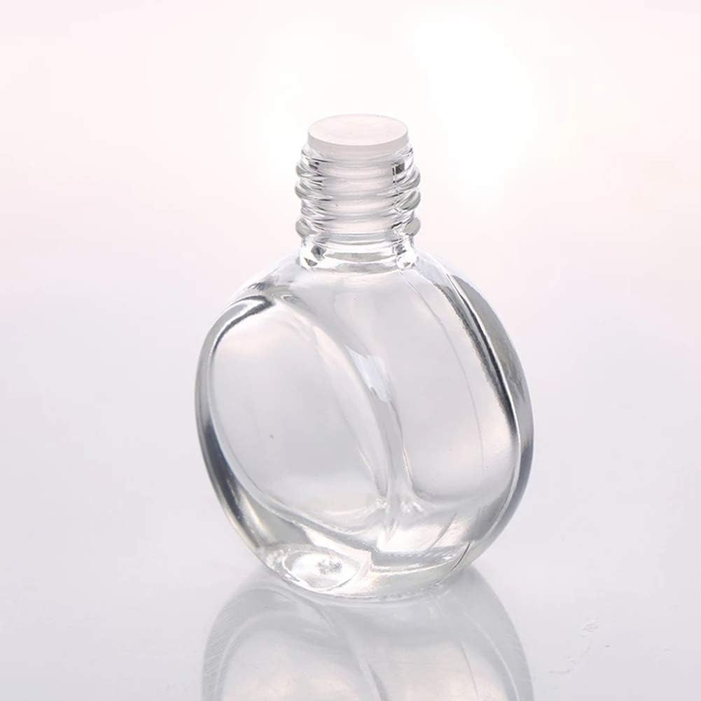 Car Aromatherapy Essential Oil Diffuser Bottle,10 Pack Car Air Freshener Bottle Empty Hanging Perfume Bottle Fragrance Decor Accessories Auto Window Ornament (Round) image number 2