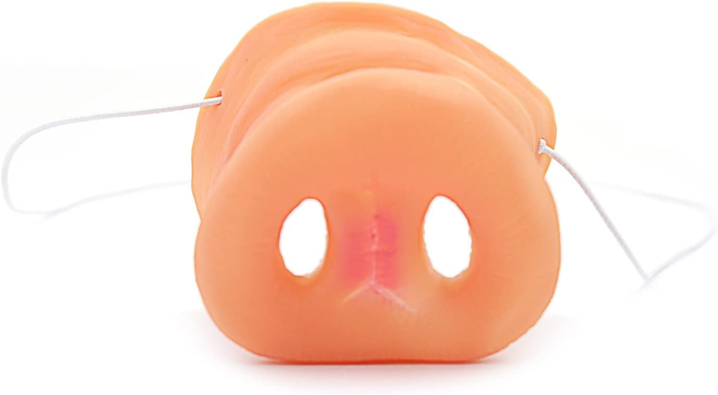Pig Nose Hog Snout Latex Free Kids Piggy Role Play Halloween Costume for Children Adult image number 3