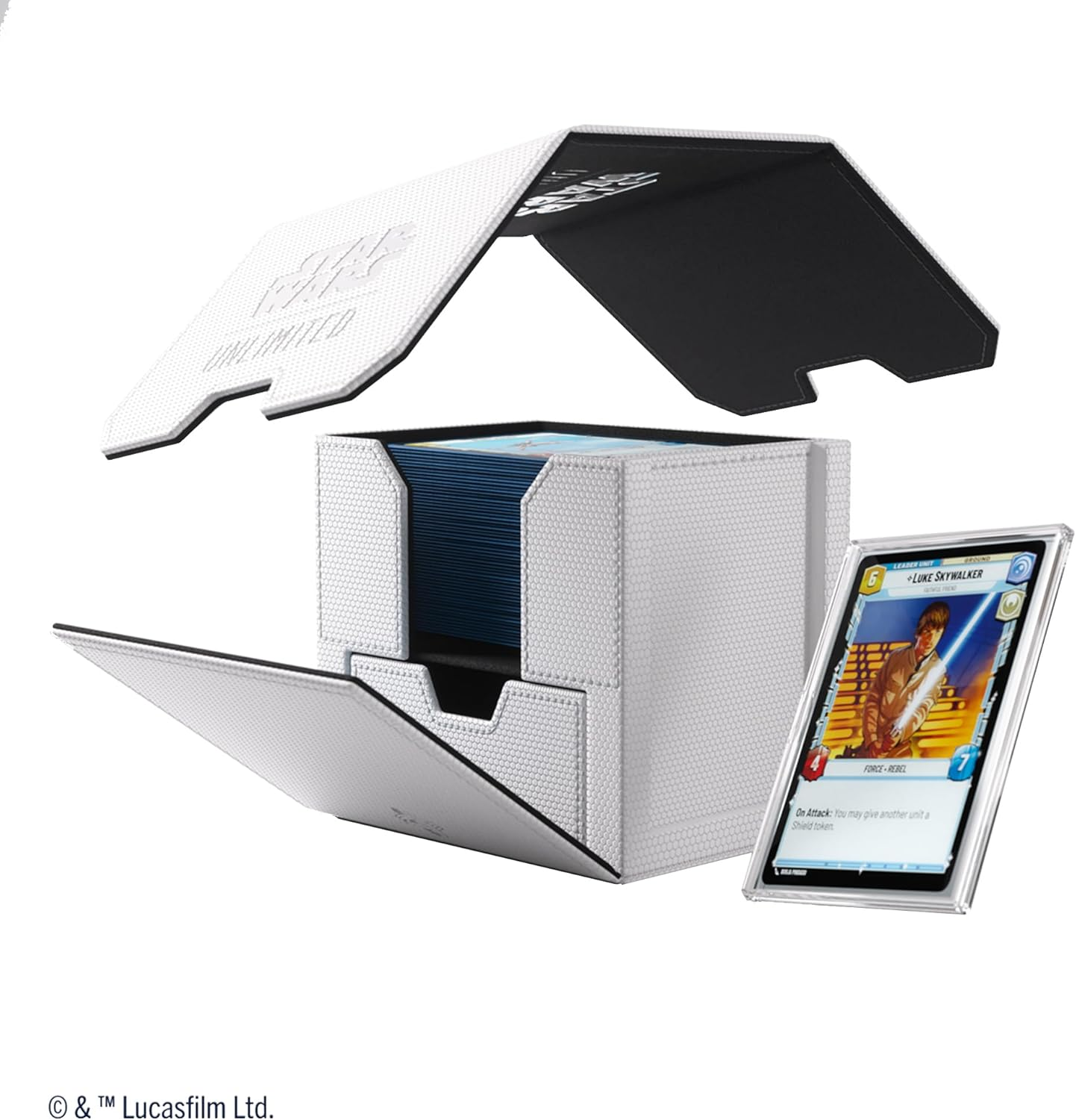 Gamegenic Star Wars Unlimited Deck Pod - White/Black image number 5