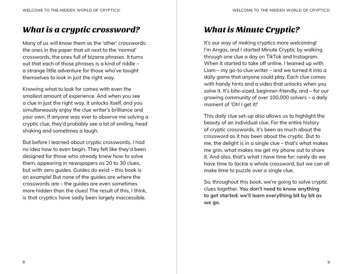 Minute Cryptic: over 160 Wordplay Puzzles to Decipher, Unlock and Untangle image number 3