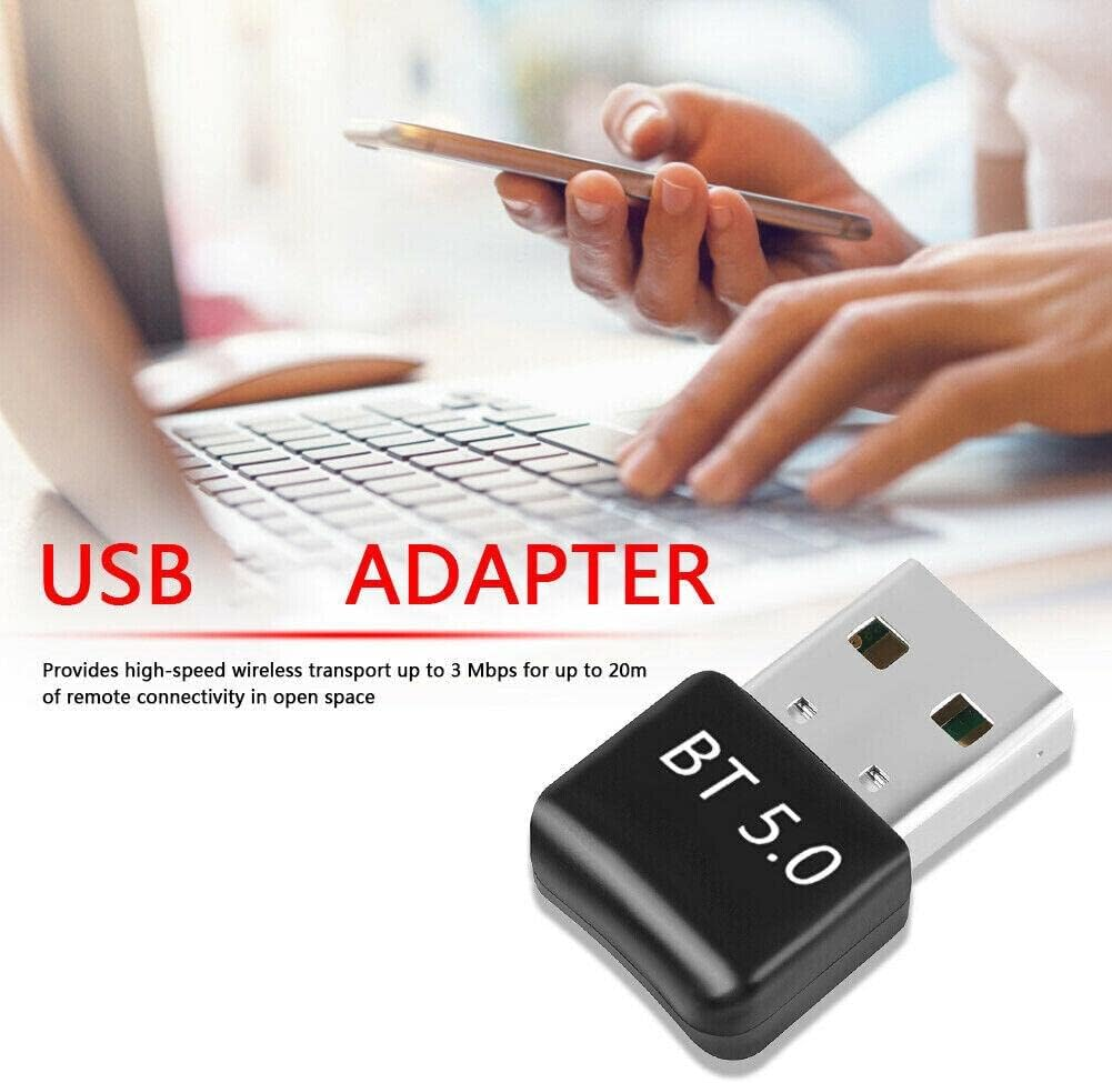 Bluetooth V5.0 Mini Dongle - Universal Wireless USB Adapter, 20M Range for Windows Pc/Laptop, Stable Audio Connection, Durable ABS, Compatible with Multiple OS image number 6