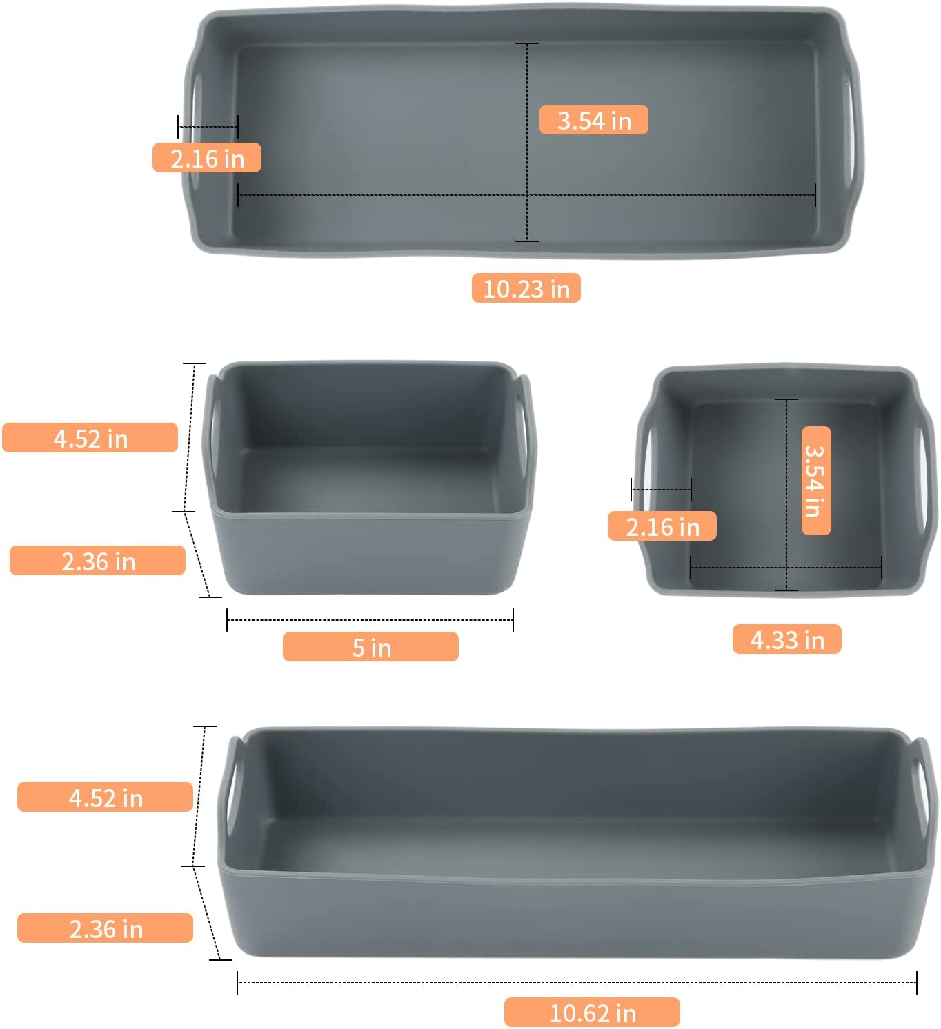 STARBRILLIANT Silicone Baking Sheet Pan Dividers,Sturdy Heatproof Handles Nonstick Tray,Cooking Reimagined,Reusable Bakeware Set for Meal Prep,Easy to Clean,Air Fryer,Oven Safe (Gary A) image number 5