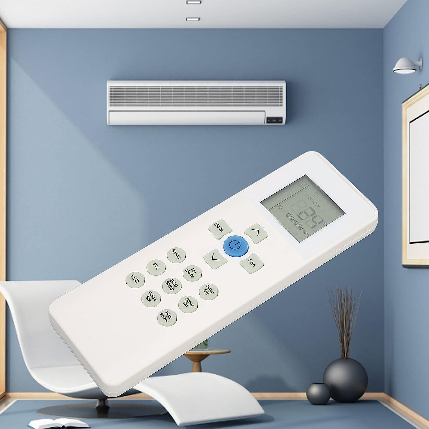 Bewinner A/C Remote Control Universal Replacement for Carrier RG67N BGEF RG67V BGEF Models Compatible with Carrier Air Conditioning Units Ideal Fit for Carriers AC Systems Australia Edition image number 6