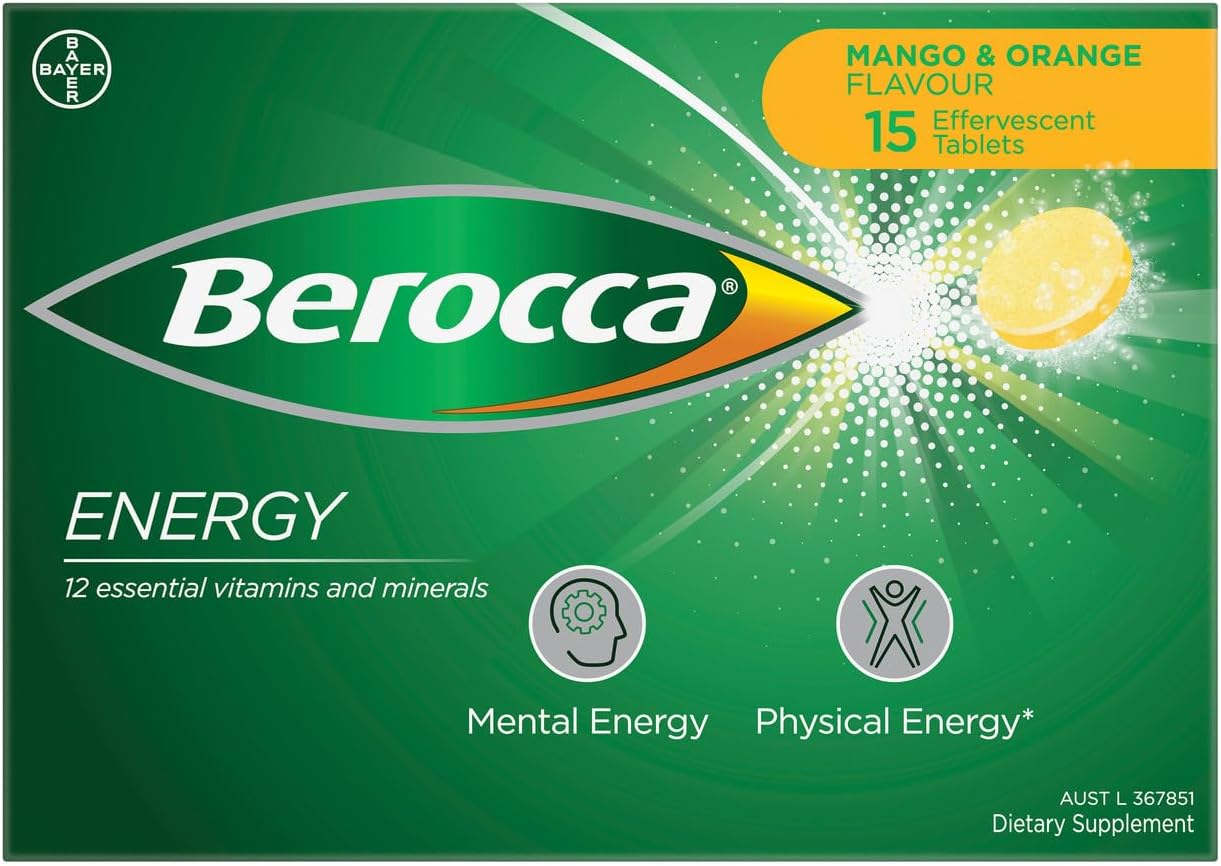 Berocca Energy Mango & Orange Flavour 45 image number 6