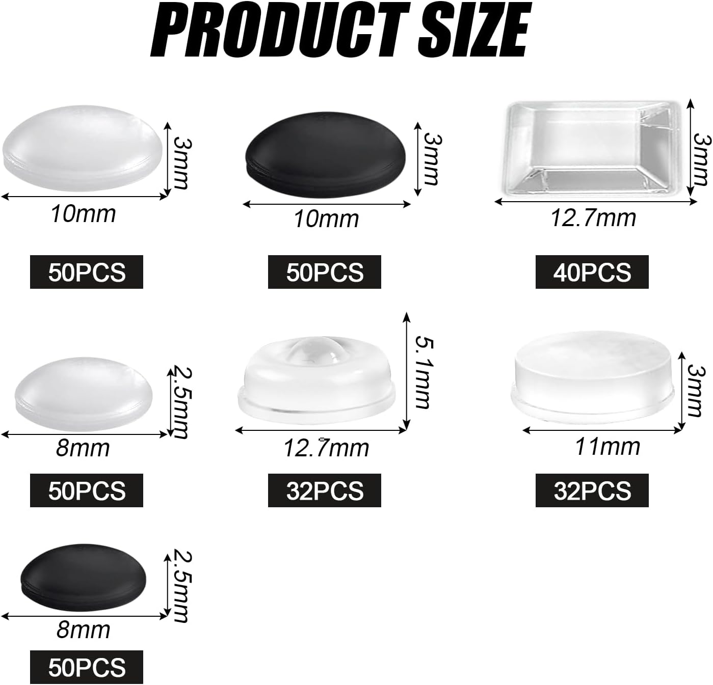 304Pcs Bump Dots for Visually Impaired, Assorted Styles Reading Aids for Blind Raised Touch Stickers Braille Bump Dot Best Gift for Low Vision People image number 3