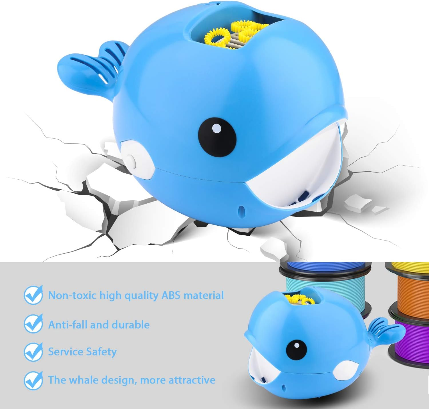 Biulotter Bubble Machine, Automatic Bubble Blower, Bubble Maker More than 2000 per Minute Bubble Machine for Kids, Easy to Use for Parties, Wedding, Indoor and Outdoor Activities image number 1