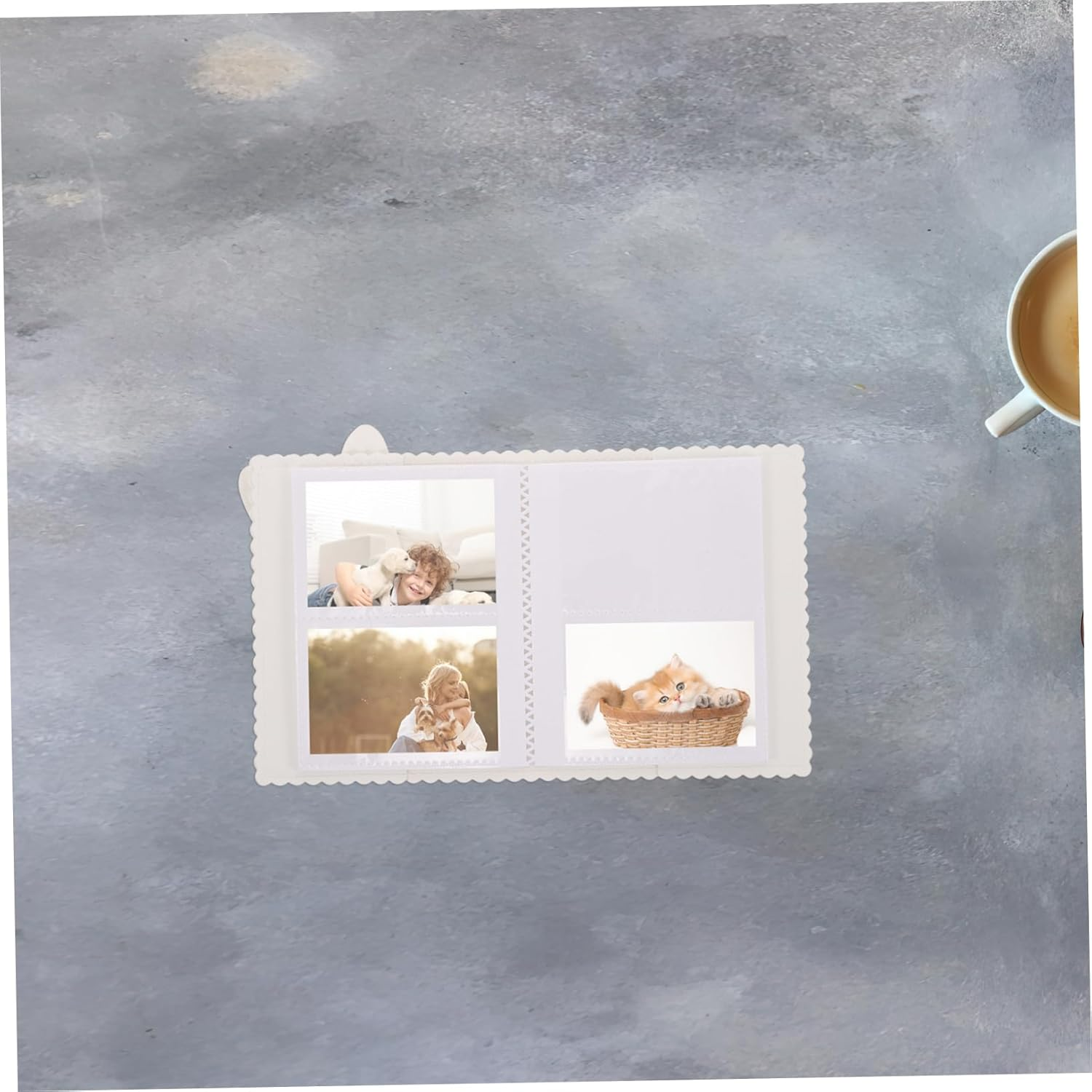 Sosoport Adorable Photo Album for Mini Scrapbook for First Photos Travel Memories Keepsakes Compact Design for Organization image number 2