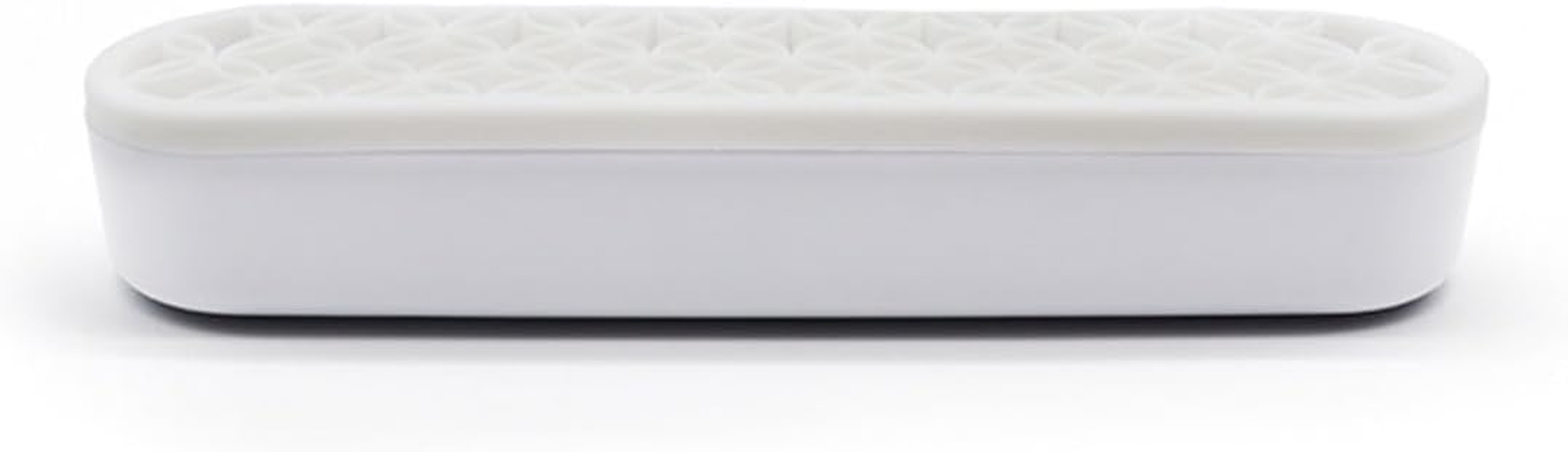 AIMALL Silicone Cosmetic Brush Holder, Desktop Makeup Organizer, Easy-Clean Detachable Design, Space-Saving Beauty Tool Storage, Dimensions 8.27X1.97X1.38 Inches - Blue image number 6