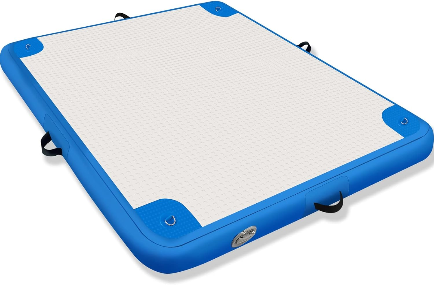 Inflatable Lake Float for Adults, Multi-Person Inflatable Swim Deck with None-Slip Surface, Swimming Water Platform, Floating Island - Dock - Raft for Pool & Beach, Lake, River Fun image number 6