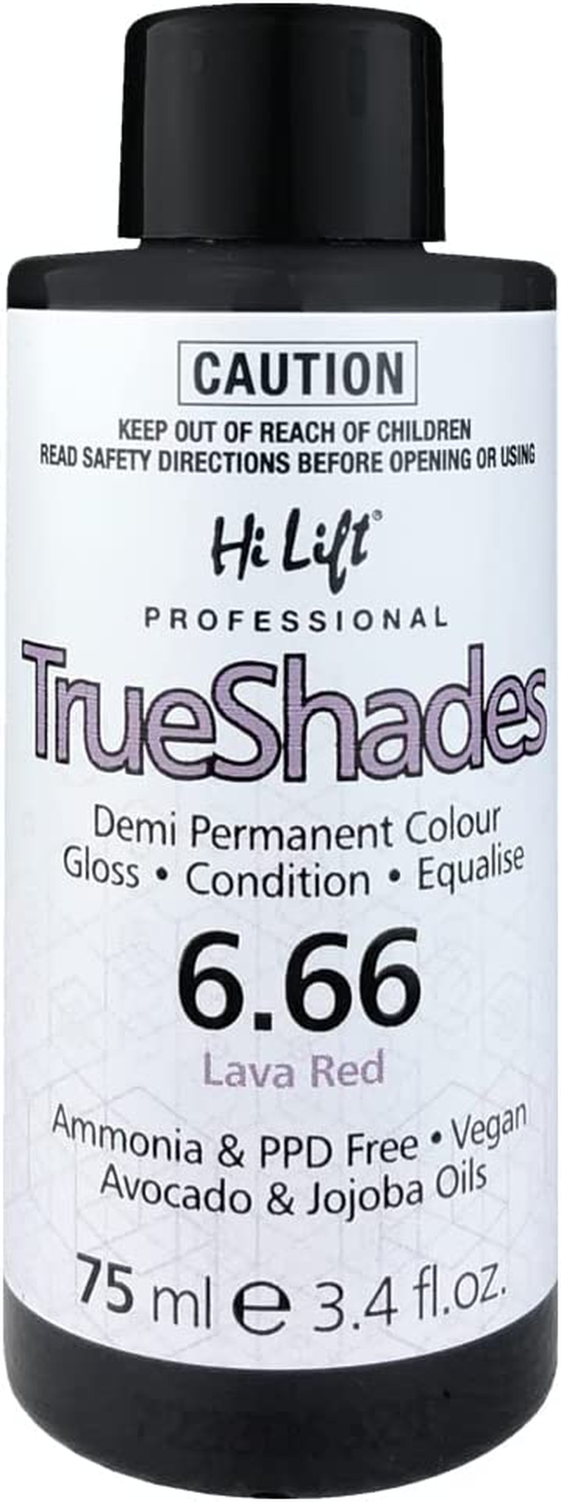 Hi Lift Trueshades Demi Permanent Hair Colour, 75 Ml, Lava Red