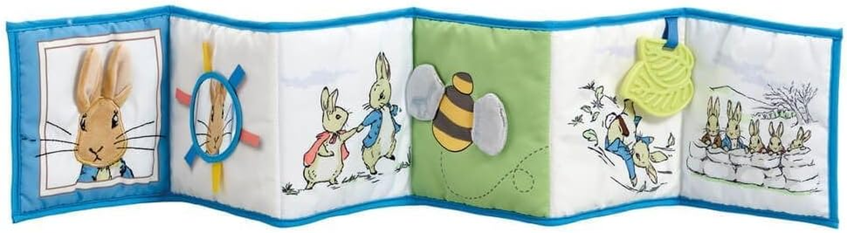 Beatrix Potter Peter Rabbit Unfold & Discover Soft Book Activity Toy image number 2