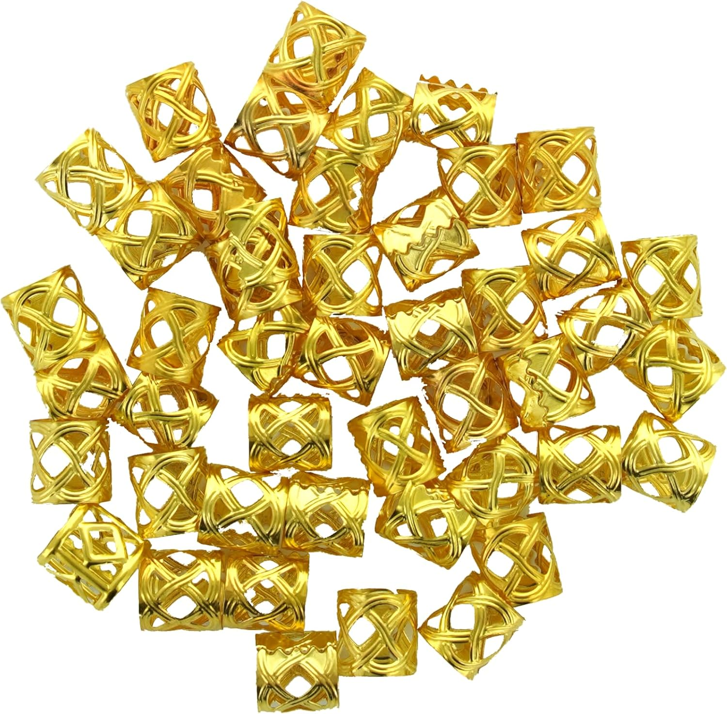 Disney Wish 50Pcs Golden Braids Ornaments Hair Accessories