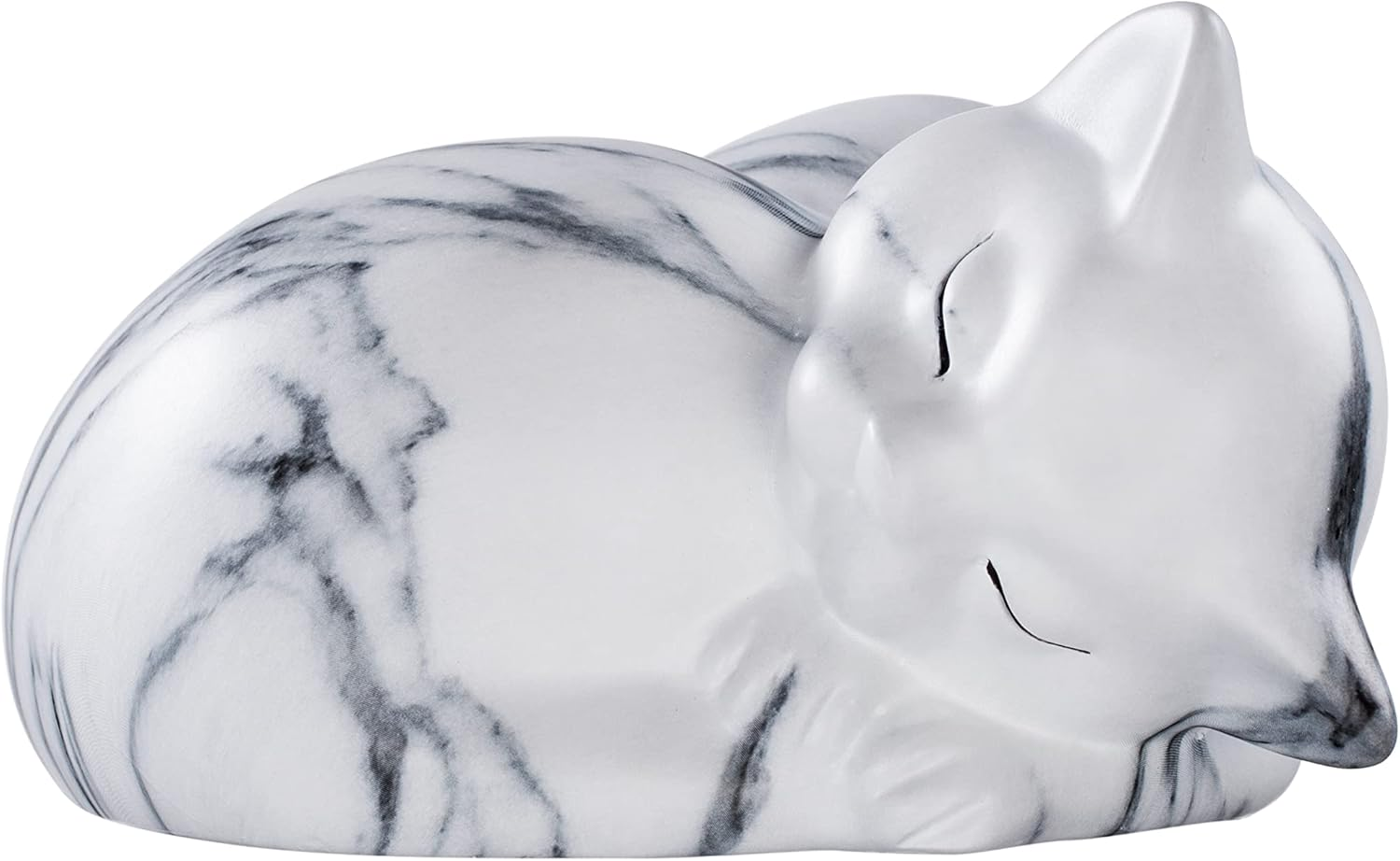 Kriss Art Pet Urns,Sleeping Resin Cremation Cat Urn, Cat Urns for Ashes, Small Animal Urn （White）&hellip; image number 6
