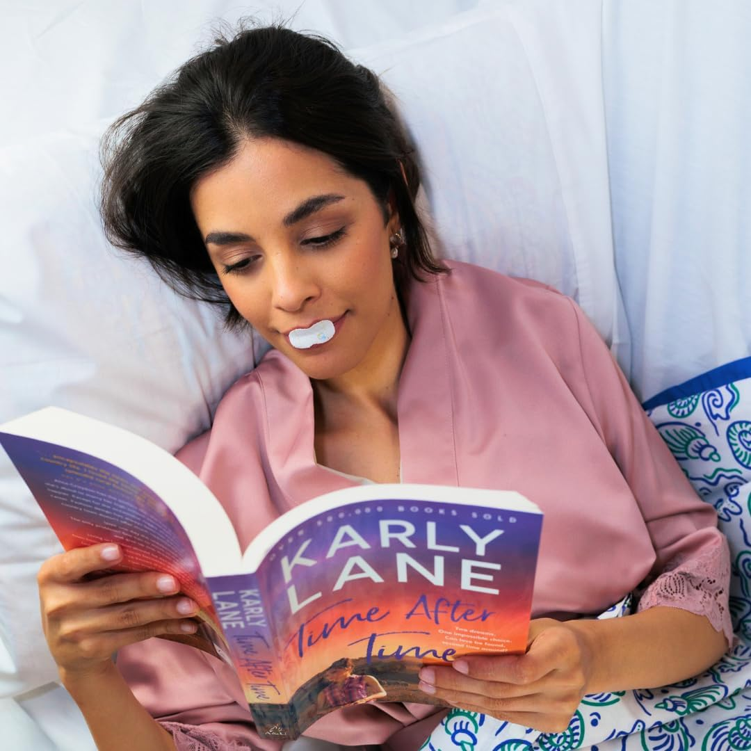 MYOSPOTS Mouth Tape for Sleeping - Hypoallergenic Lip Tape Encourages Nasal Breathing, Reduces Snoring - Travel Essentials, Easy to Apply and Remove Mouth Tape for Restful Sleep image number 1