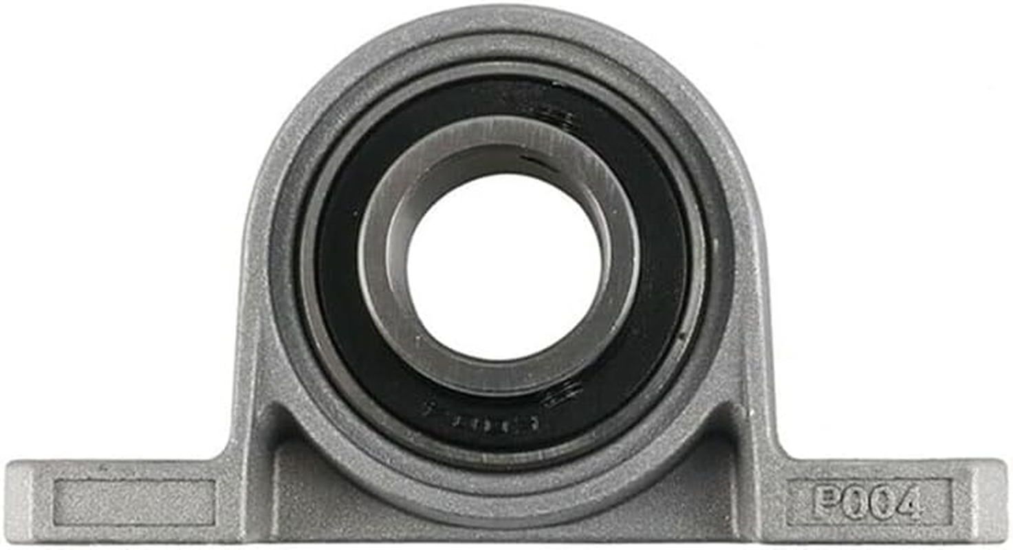 All in RED Box 2Pcs Pillow Block Mounted Bore 10Mm Inner Diameter Metal Ball Bearing Housing Zinc Alloy image number 4