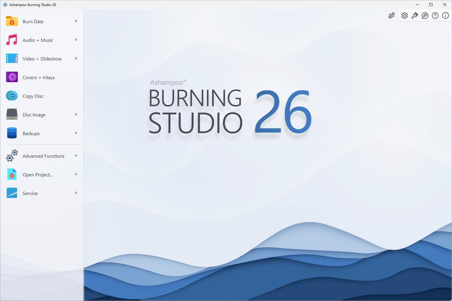 Burning Studio 26 - Burn, Copy, save - the Multimedia All-Rounder - Burning Software - Create Covers, Inlays, Disk Labels for Win 11, 10 image number 1