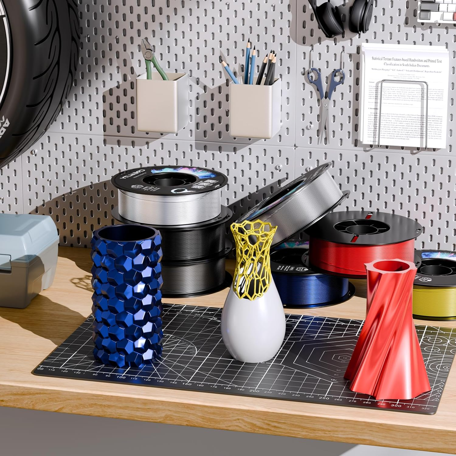 CREALITY PETG Filament 1.75Mm 3D Printer Filament, 2Kg (4.4Lb) Neatly Wound Spool, Dimensional Accuracy &plusmn;0.03Mm, 2024 Latest Batch, Fit for Most FDM 3D Printers, Black (2-Pack) image number 2