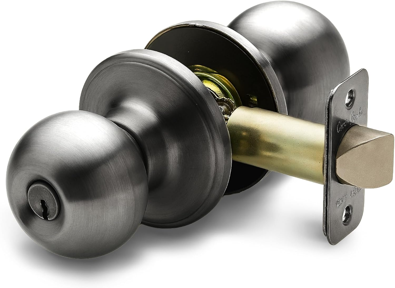 Copper Creek BK2040TB Ball Door Knob, Keyed Entry Function, 1 Pack, in Tuscan Bronze