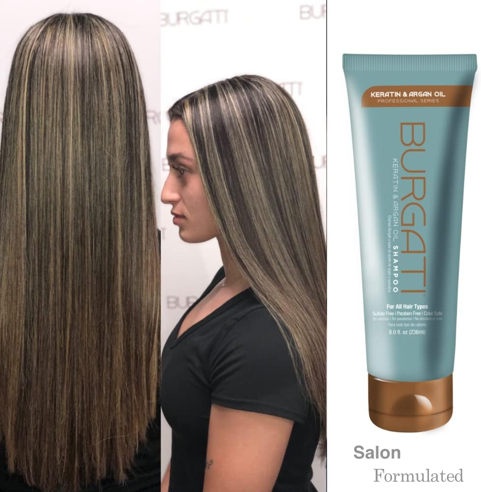 Keratin & Argan Oil Professional Series Shampoo Sulphate Free image number 2