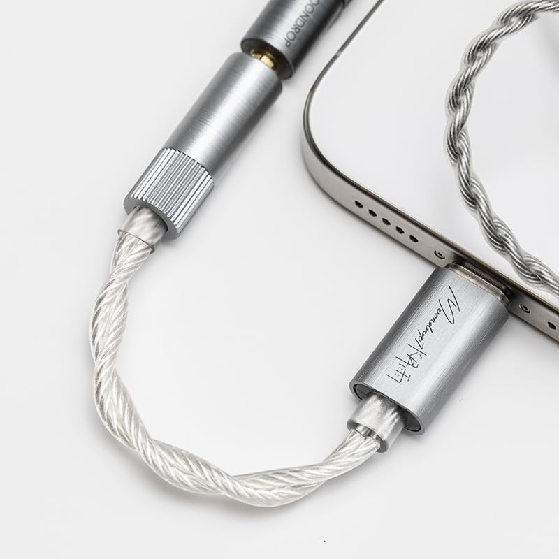 Moondrop Echo-A 32Bit/384Khz Portable USB Type-C to Headphone DAC/AMP with 3.5Mm Audio Jack Adapter image number 1