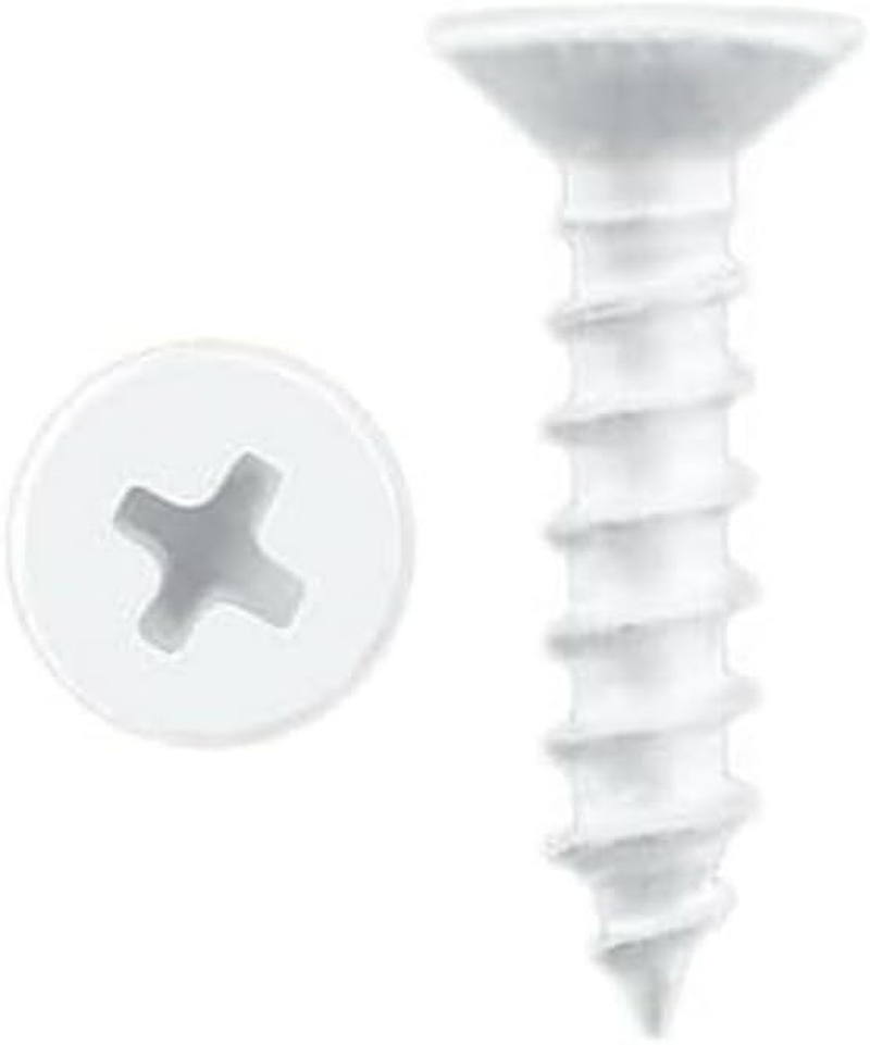 Romak FST003 Wood Screw Phillips Countersunk, 3.5 X 16 Mm Size, White (Card of 45)