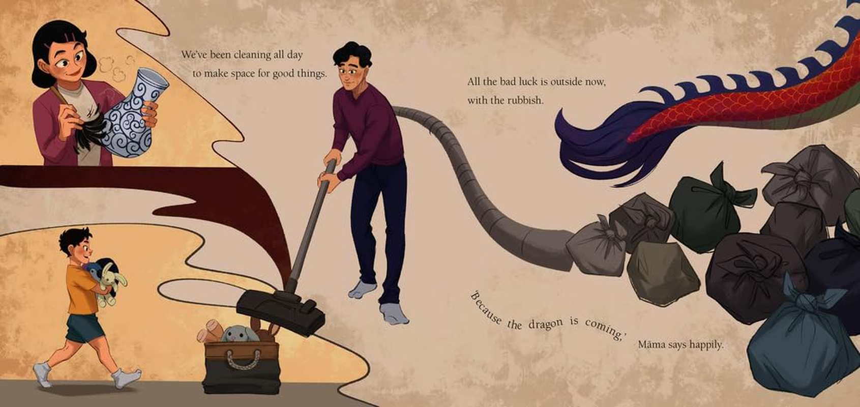 Our Family Dragon: a Lunar New Year Story image number 1