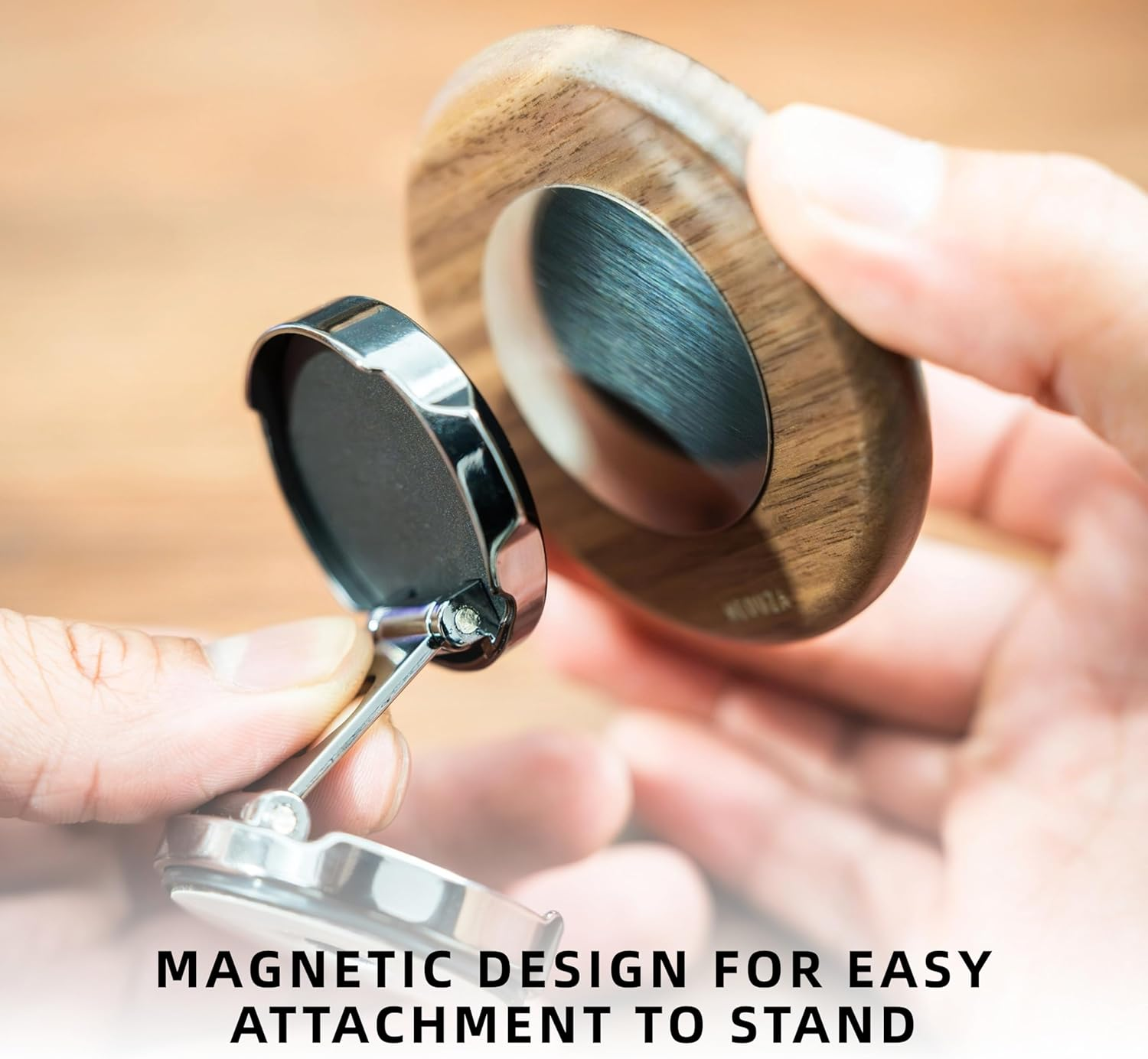 NEOUZA Espresso Shot Mirror for Flair Espresso Maker & Bottomless Portafilter | Multi-Angle Adjustable | Detachable Magnetic Mirror | Optimal Espresso Extraction Observation (Metal Gray) image number 6