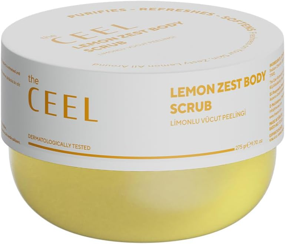 CEEL Lemon Extract Body Scrub 275 G &ndash; Moisturising, Nourishing & Purifying Exfoliant for Radiant Skin image number 3