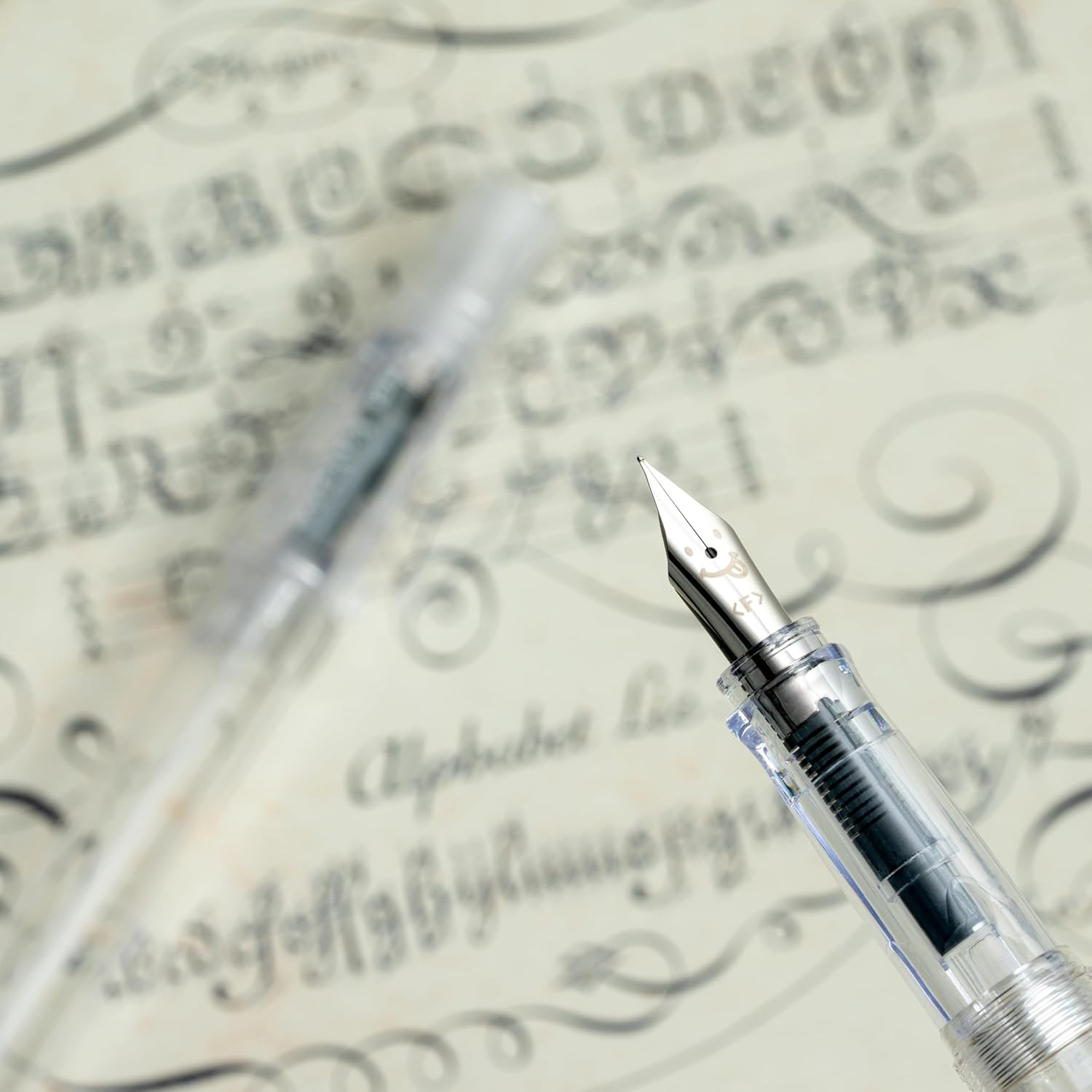 PILOT Kakuno Fountain Pen, Clear Barrel, Extra Fine Nib (10816) image number 5