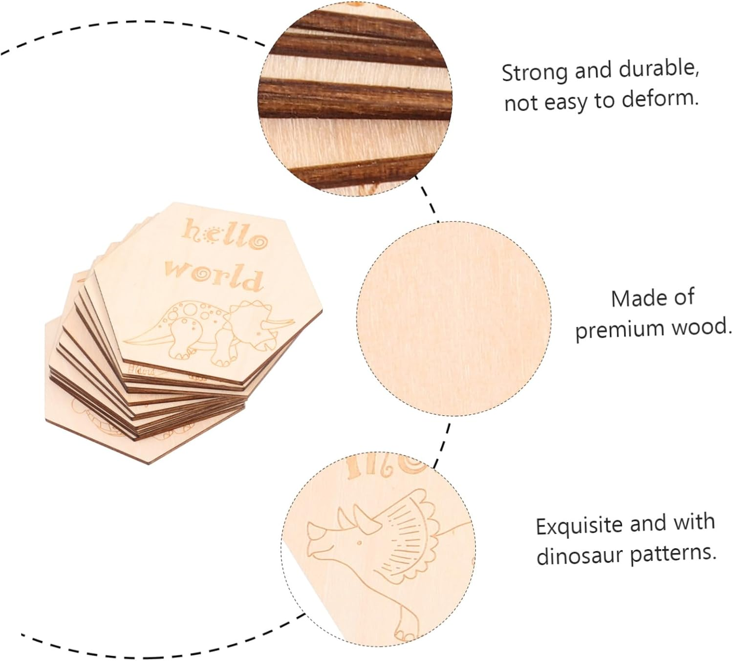 14Pcs Milestone Blocks Newborn Photography Props Monthly Growth Cards Safe Material Keepsake for First Year for Showers image number 2