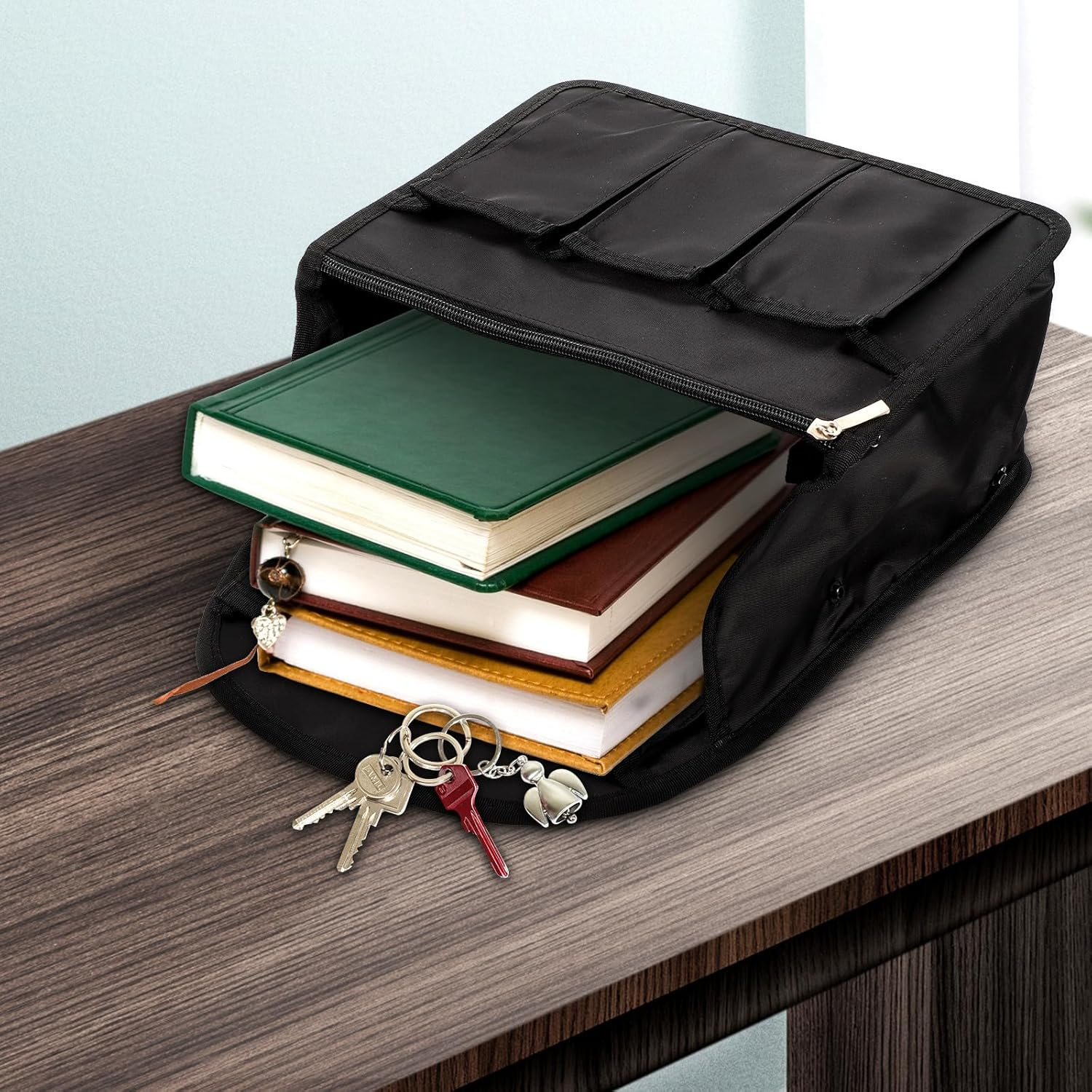 DRESSOOS Backpack Inner Bag Organizer Insert, Portable Large Capacity Shoulder Bag Storage Divider, Universal Purse Organizer Insert for Travel and Daily Use image number 3