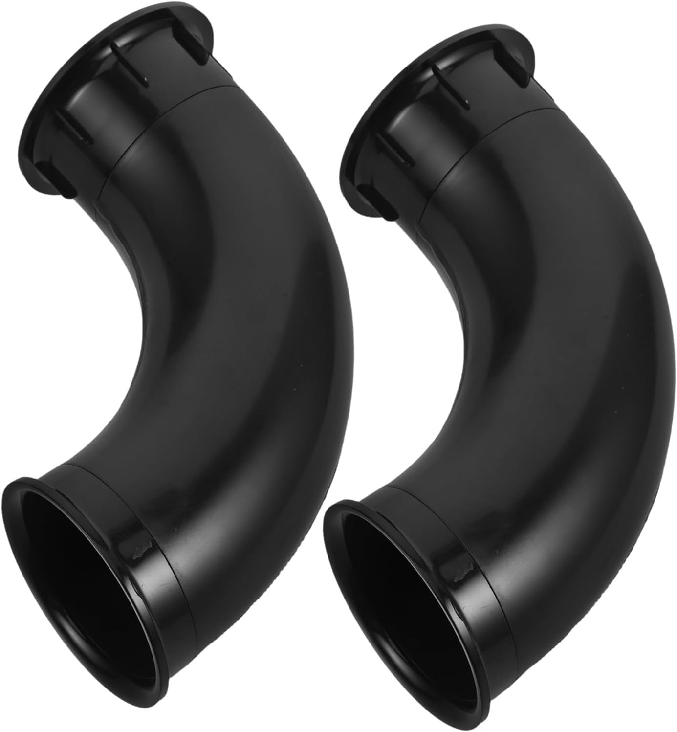 UKCOCO 2Pcs Speaker Sound Tube Home Speaker Bass Port Subwoofer Terminal Subwoofer Enclosure for Car Air Vent Port Replacement Black Plastic image number 2