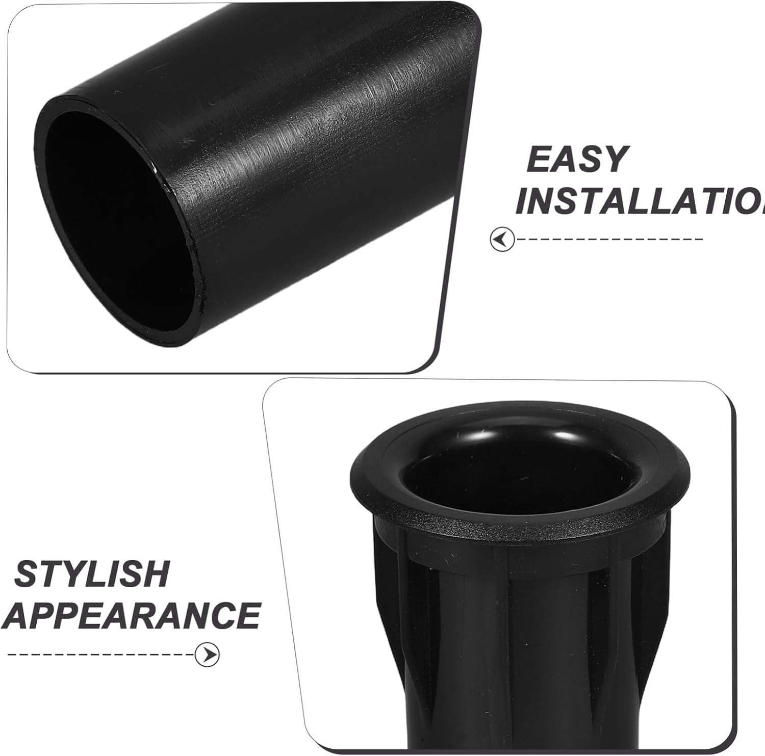 CONGARTENO 8Pcs Speaker Port Tubes Bass Ports for Enhanced Home Theater Systems Opening