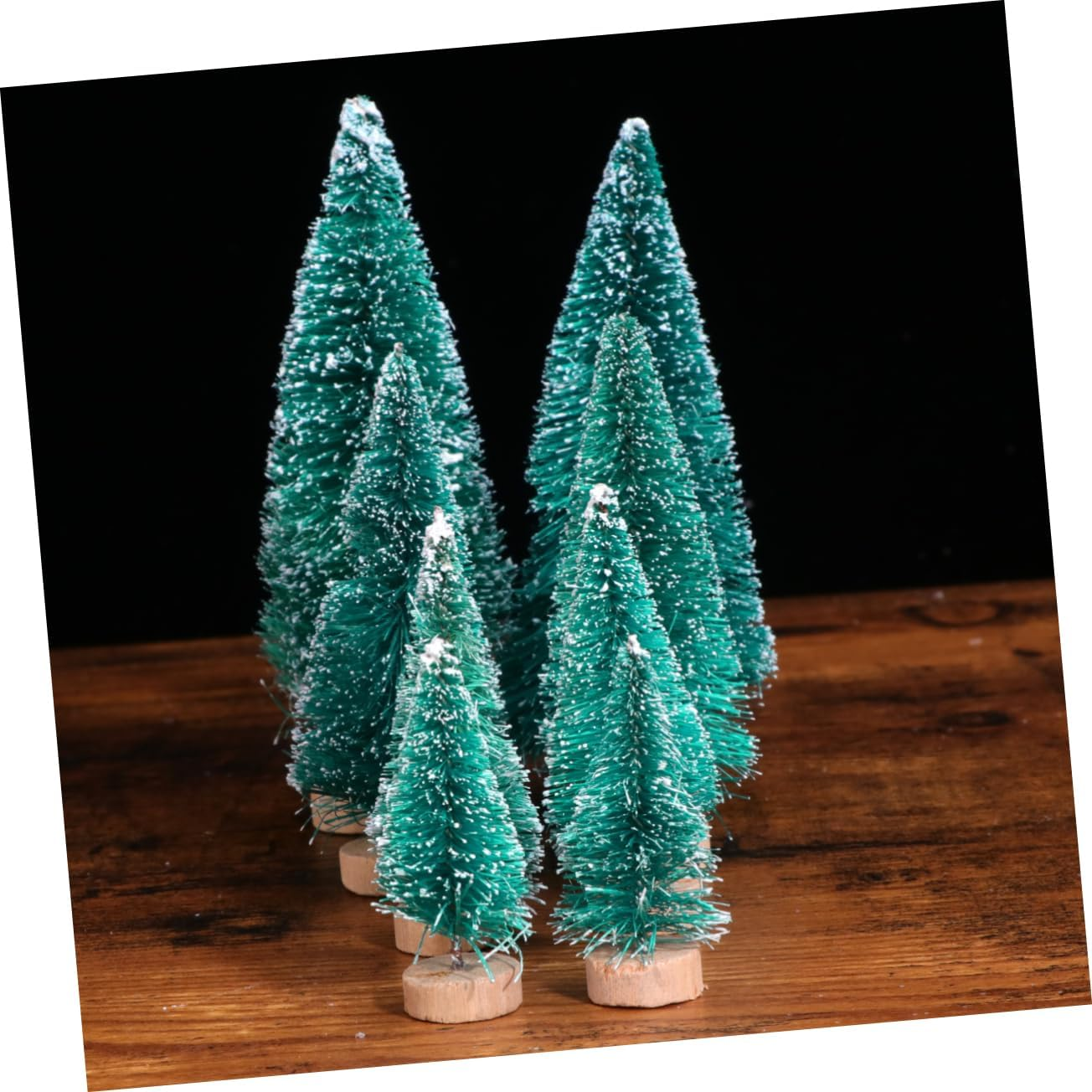 Christmas Tree Model 34Pcs Ornaments Neutral Home Decor Desktop Christmas Tree Accessory image number 6