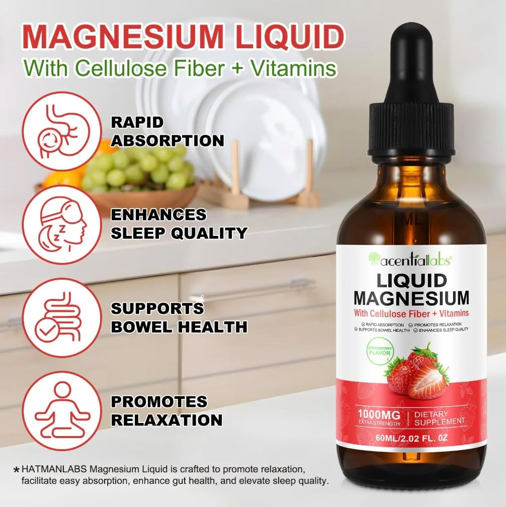 Liquid Magnesium Drops &ndash; Ionic Mineral Formula with Naturally Occurring Magnesium &ndash; Plant-Based, Vegan-Friendly &ndash; 60Ml image number 4