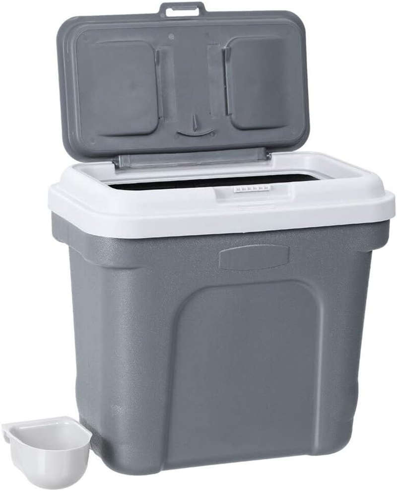 Paws & Claws 30L Pet Food Storage Container W/ Scoop for Dry Pet Food/Bird Seeds