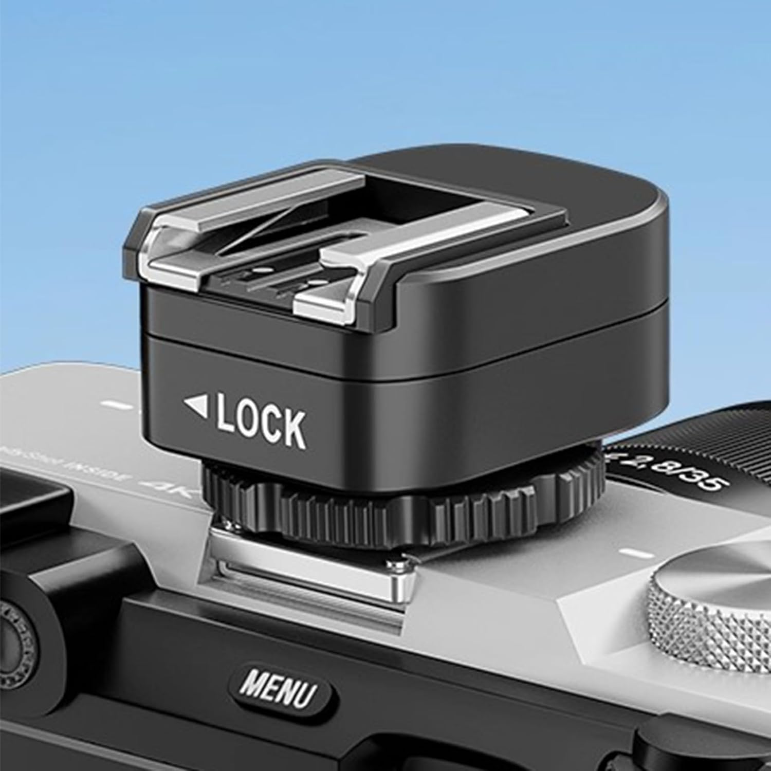 E-Ttl Flash Hot Shoe Adapter with PC Sync Port, TF-321 Flash Hot Shoe Adapter for E-TTL Series Flash image number 4