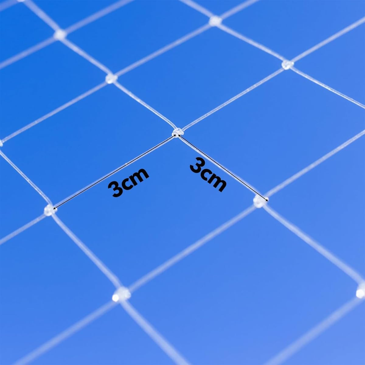 Sarini Guards Cat Nets 6 X 3 M Plastic Nylon Wire Guards Safety Fall Protection Nets for Cats?;Pet to Secure Balcony Windows image number 1