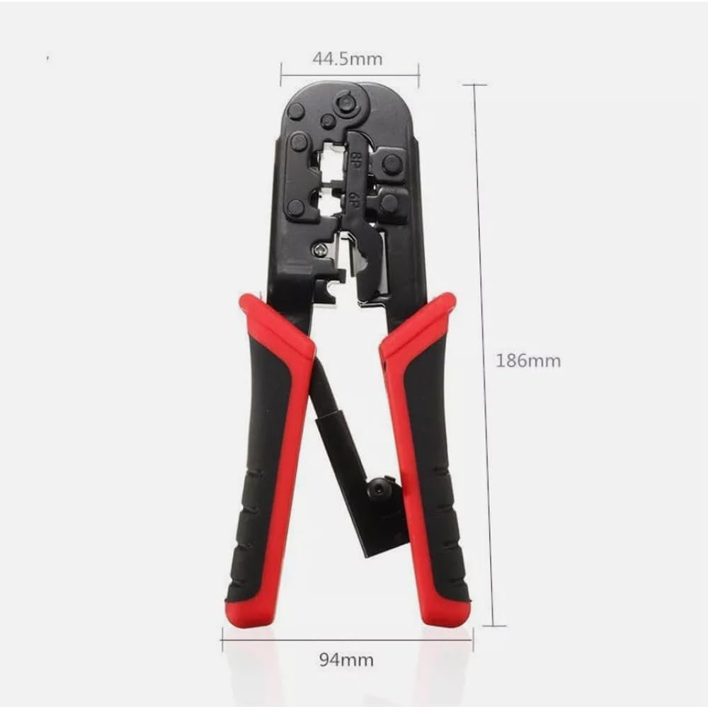 ZONADA Network LAN Wire Crimper RJ45 RJ11 Tool for Ethernet Cable Crimping RJ12 8P8C 6P6C Cutter Phone Plier image number 4