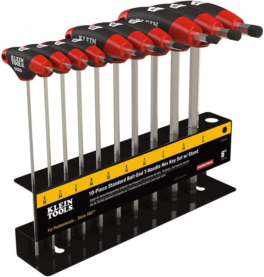Klein Tools 6-Inch Metric Ball End T-Handle Set 8 Piece JTH68MB image number 2