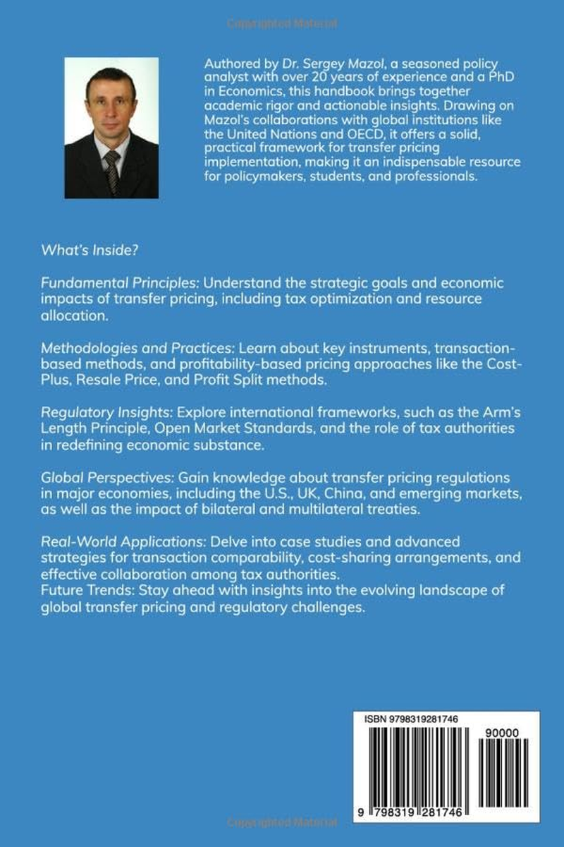 Global Transfer Pricing: Intra-Company Market, Arm'S Length Principle, Comparability Analyses, Transaction-Based Vs. Profitability-Based Methods, Advance Pricing Agreements image number 1