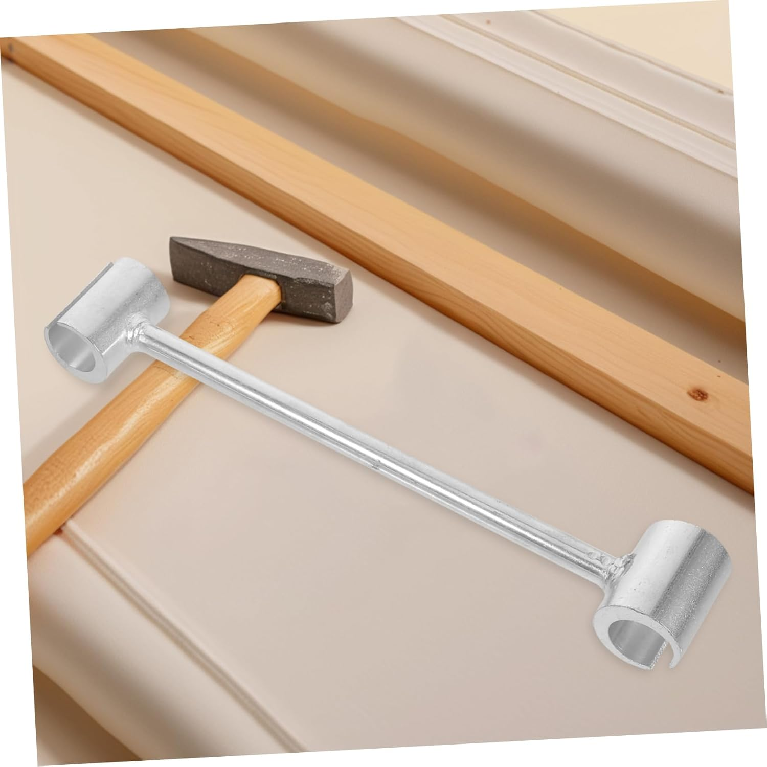 NAMOARLY 2Pcs Hinge Gap Adjusting Wrench Door Hinge Adjustment Tool Ratchet Wrench for Home image number 3