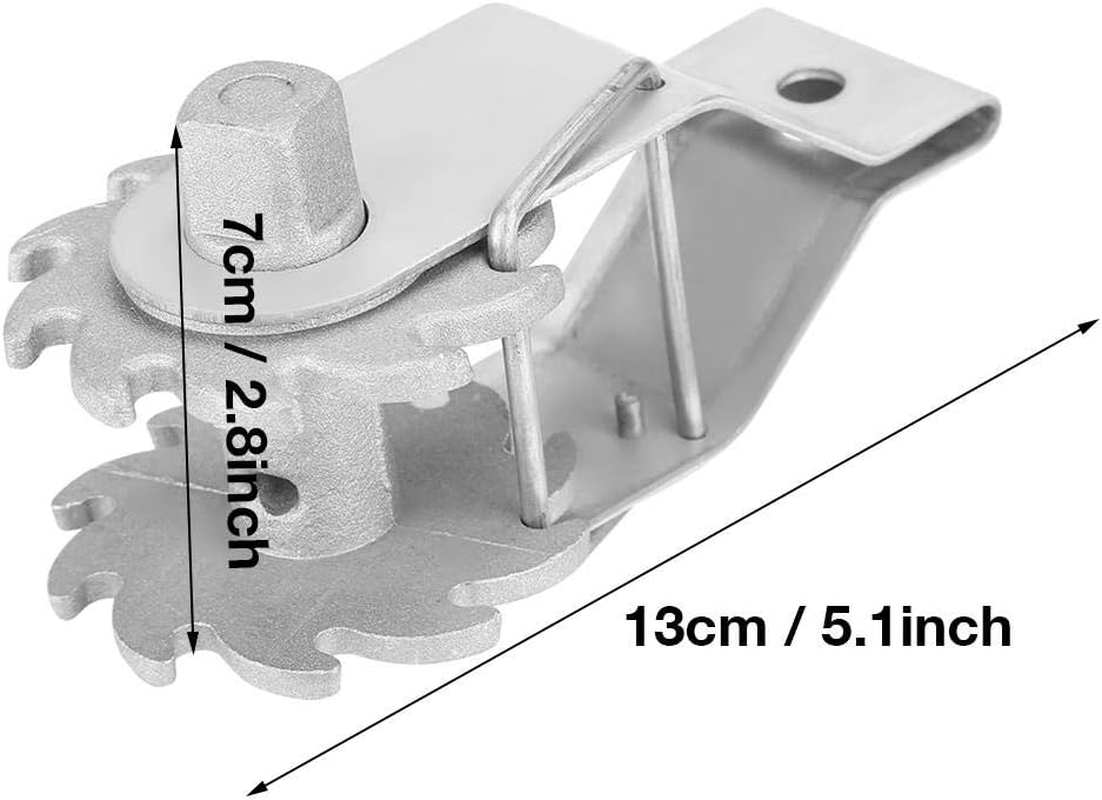 Wire Fence Strainer, 24Pcs Aluminum Alloy Inline Ratchet Strainer Fence Wire Tensioner for Electric Fence Farm Fence image number 2
