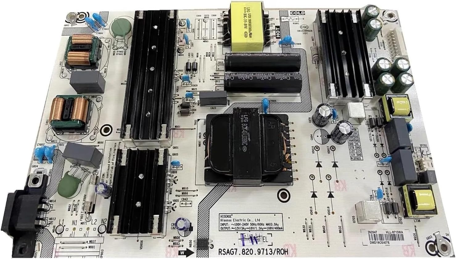 Compatible for Hisense， 65V1F-PRO TV Power Board RSAG7.820.9713/ROH Has Been Tested. image number 3