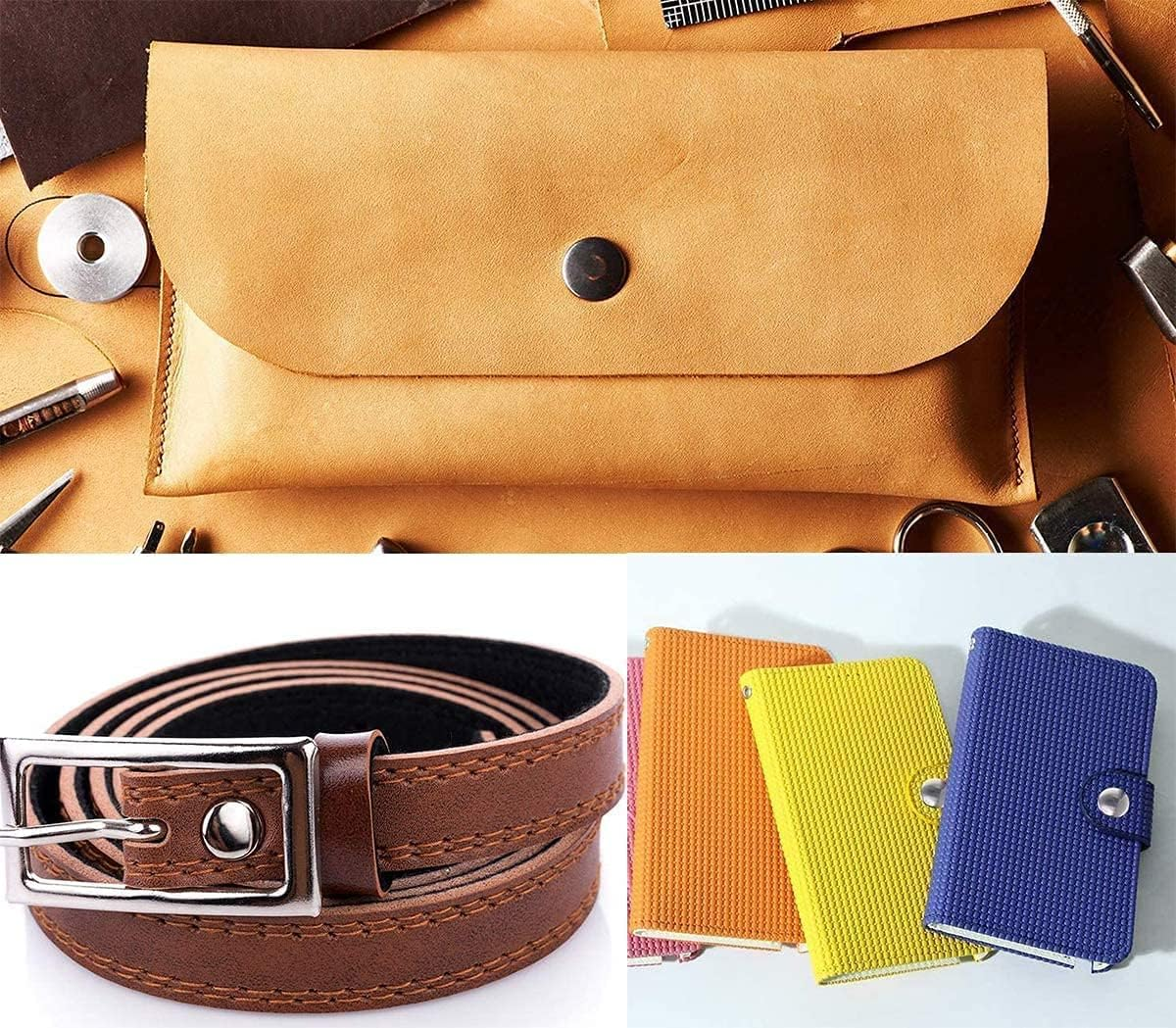 200Pcs Snap Fastener Kit, Betterjonny 15Mm Heavy Duty Canvas Snap Button Stainless Steel Press Stud Cap with 3 Setting Tools for Boat Bag Leather DIY Craft image number 2